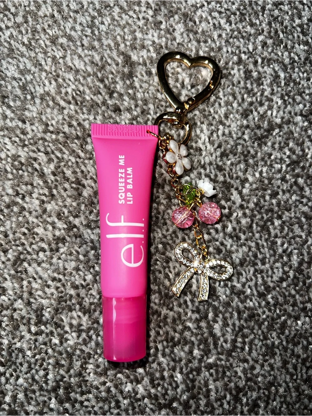 e.l.f. Squeeze Me Lip Balm — Bright Red Gloss